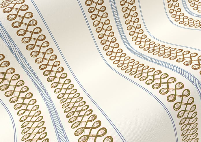 Noble Stripe, Rye - Twist&Fit Roller Blind - Image 4